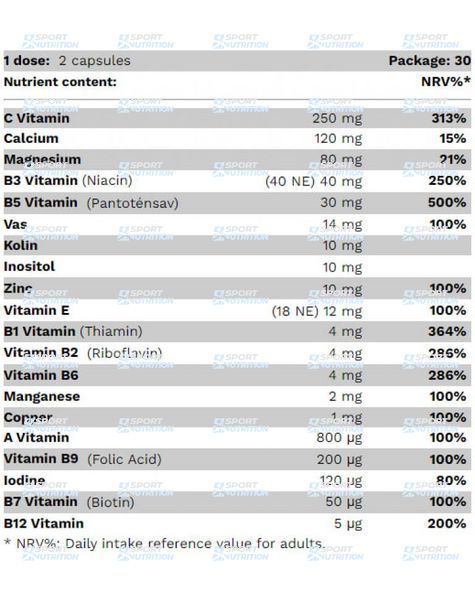 Мультивитамины Pure Gold Daily Vitamin 60 капсул 2022-09-0524 фото