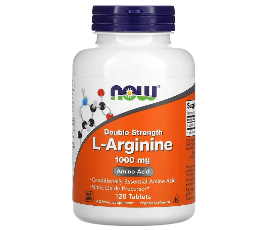 NOW Foods L-Arginine 1000 мг 120 таблеток 2022-10-0647 фото
