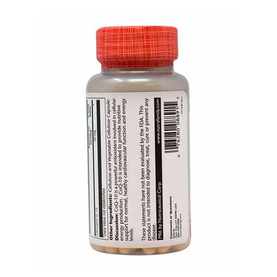 Solaray Pure CoQ10 30 мг 60 капсул 2022-10-1792 фото