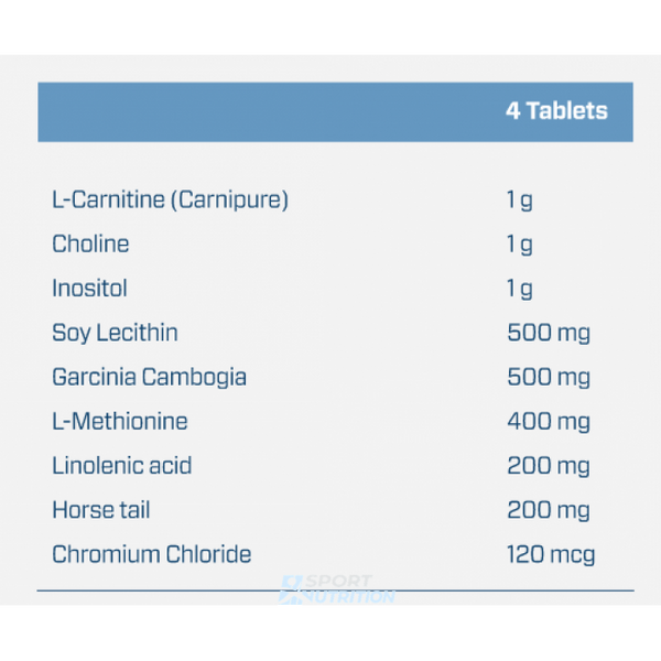 Quamtrax Lipotropic Fat Burner 90 таблеток 816255 фото