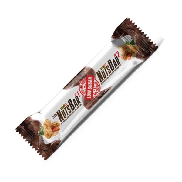 Протеїновий батончик Power Pro Nuts Bar 70 г (2х35г) Caramel peanuts 816081 фото