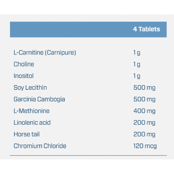 Quamtrax Lipotropic Fat Burner 90 таблеток 816255 фото