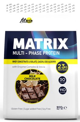 Протеїн FitWin Matrix 900 г Milk Chocolate 2023-10-2057 фото