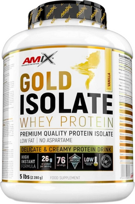 AMIX Gold Whey Protein Isolate 2,28кг Ваніль 818101 фото