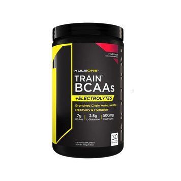 Амінокислота BCAA Rule 1 Train BCAAs + Electrolytes 450 г Fruit punch 816753 фото