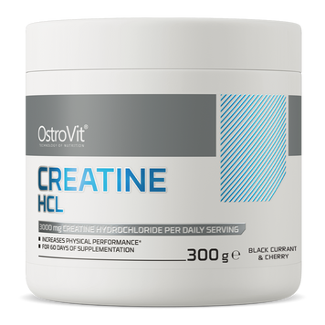 Креатин OstroVit Creatine HCL 300 г Black currant with cherry 821961 фото