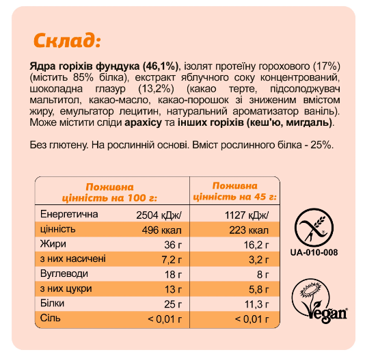 Батончики FIZI Protein Box 10 шт x 45 г 2022-10-0935 фото