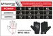Перчатки для фитнеса Sporter Men (MFG-228.7 D) L Full Black 820025 фото 2
