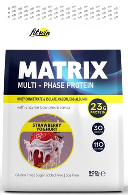 Протеин FitWin Matrix 900 г Strawberry Yogurt 2023-10-2058 фото