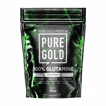 Амінокислота глютамін Pure Gold 100% Glutamine 500 г 2022-09-1117 фото