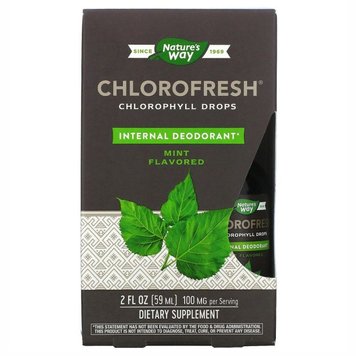 Хлорофилл Nature's Way Chlorofresh 100 мг 59 мл Mint 2022-10-0614 фото