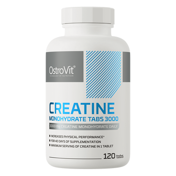 Креатин OstroVit Creatine Monohydrate 3000 мг 120 таблеток 821963 фото