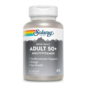 Solaray Once Daily Adult 50+ Multivitamin 90 капсул 2023-10-2152 фото