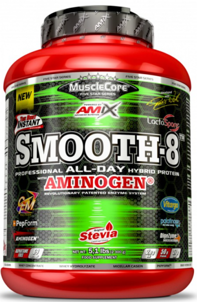 Протеин Amix MuscleCore® Smooth-8 Protein 2300 г Шоколад 820398 фото