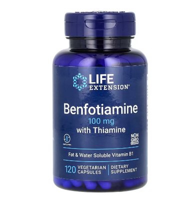 Life Extension Benfotiamine with Thiamine 100 мг 120 капсул 2022-10-1882 фото