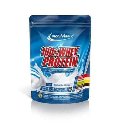 Протеїн IronMaxx 100% Whey Protein 500 г Cookies & Сream 815122 фото
