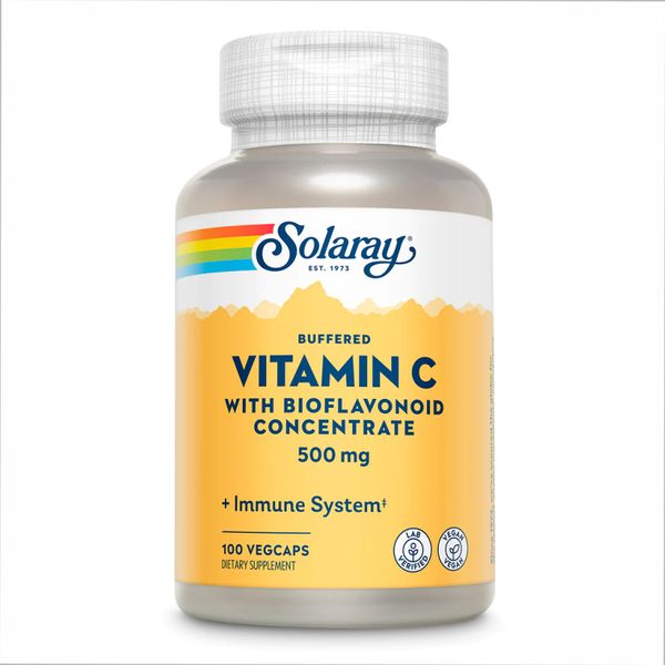 Solaray Vitamin C with Bioflavonoid Concentrate 500 мг 100 капсул 2022-10-1024 фото