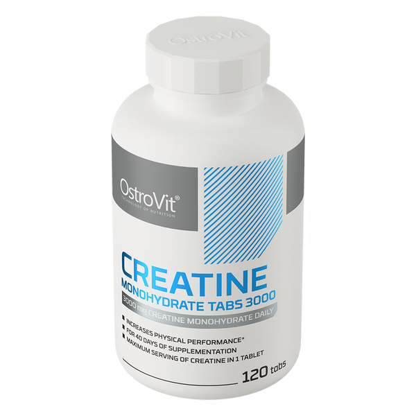 Креатин OstroVit Creatine Monohydrate 3000 мг 120 таблеток 821963 фото