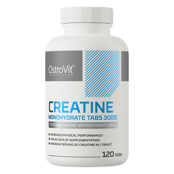 Креатин OstroVit Creatine Monohydrate 3000 мг 120 таблеток 821963 фото