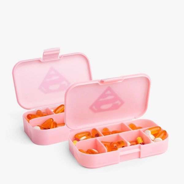 Таблетница SmartShake Pill Box Organizer DC 2-Pack Supergirl 819501 фото