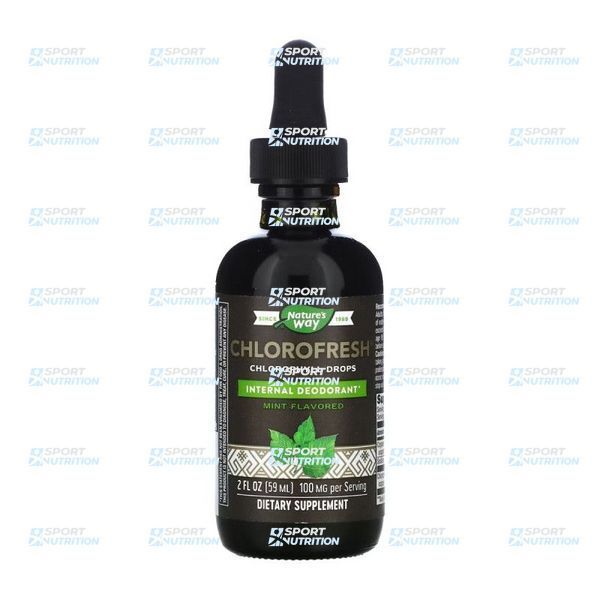Хлорофилл Nature's Way Chlorofresh 100 мг 59 мл Mint 2022-10-0614 фото