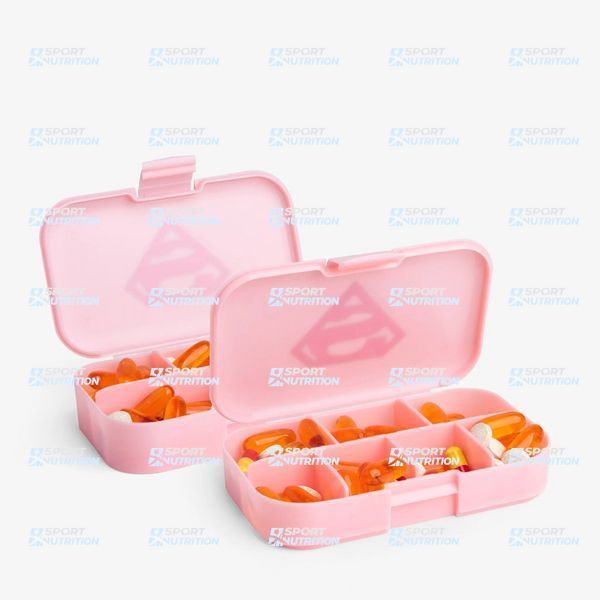 Таблетница SmartShake Pill Box Organizer DC 2-Pack Supergirl 819501 фото