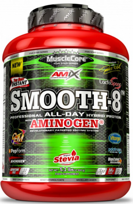 Протеїн Amix MuscleCore® Smooth-8 Protein 2300 г Ваніль 820399 фото
