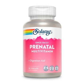 Вітаміни для вагітних Solaray Once Daily Prenatal MultiVitamin 90 капсул 2023-10-2420 фото