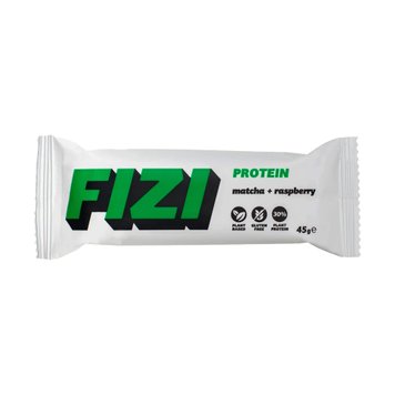 Протеїнові батончики FIZI Special Box 10 шт x 45 г Matcha + Raspberry 2022-10-0937 фото