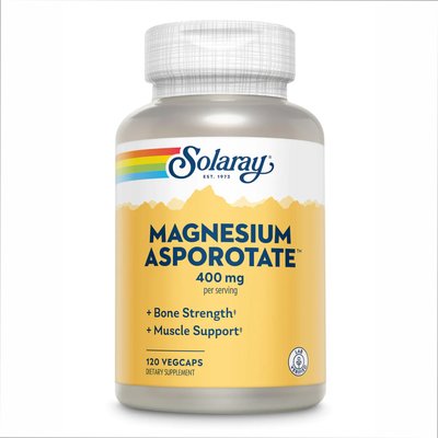 Solaray Magnesium Asporotate 400 мг 120 капсул 2022-10-1025 фото
