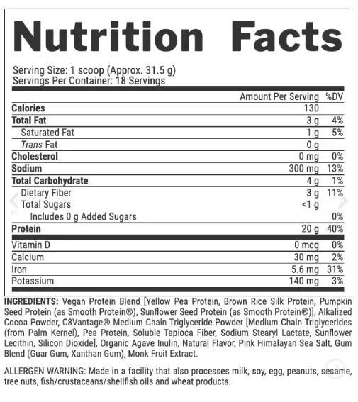 Протеїн Nutrex Plant Protein 567 г Cinnamon Cookies 2022-09-9943 фото