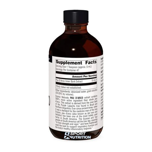 Екстракт кори мурашиного дерева Source Naturals Pau D'Arco 236 мл 2023-10-2679 фото