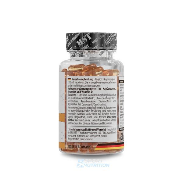 MST Curcumin Liquid Capsules NovaSOL 60 капсул 23100-01 фото