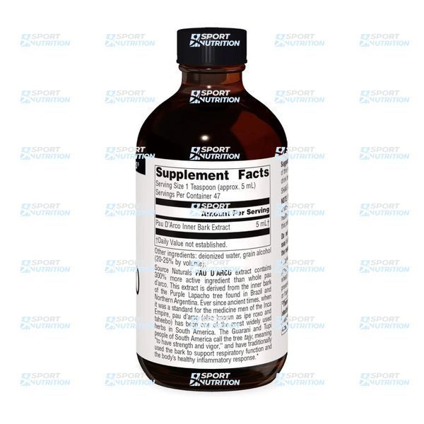 Экстракт коры муравьиного дерева Source Naturals Pau D'Arco 236 мл 2023-10-2679 фото