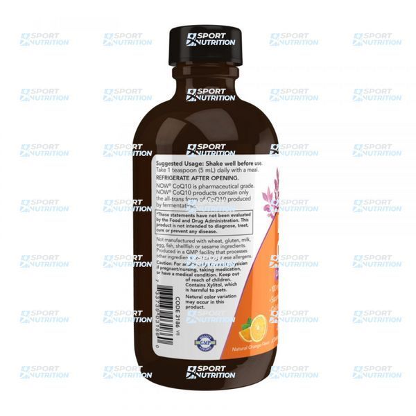 Коэнзим Q10 Now Foods Liquid CoQ10 118 мл Orange 2023-10-3757 фото