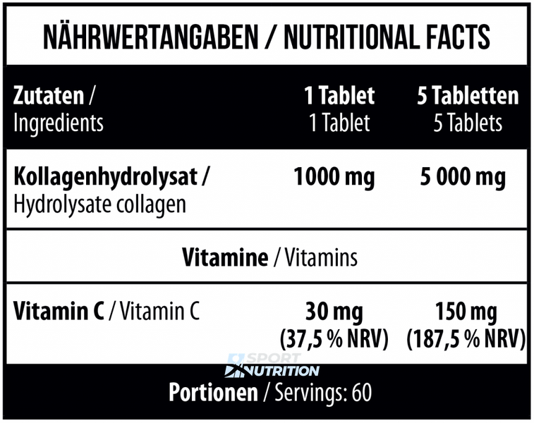 Препарат для суглобів і зв'язок MST Collagen Hydrolysate + Vitamin C 300 таблеток 19143-01 фото