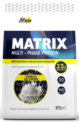 Протеїн FitWin Matrix 900 г Vanilla Ice Cream 2023-10-2056 фото