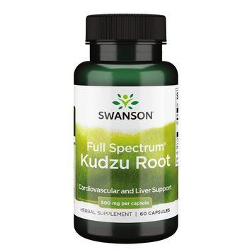 Корінь кудзу Swanson Full Spectrum Kudzu Root 500 мг 60 капсул 2023-10-2736 фото
