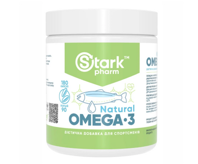 Stark Pharm Natural Omega-3 1000 мг (374 мг ЕПК /240 мг ДГК) 180 капсул 2022-10-0762 фото
