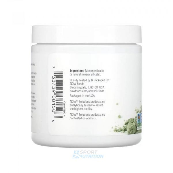 Глина для обличчя Now Foods Eropean Clay Powder 6 oz (170 г) 2022-10-1997 фото