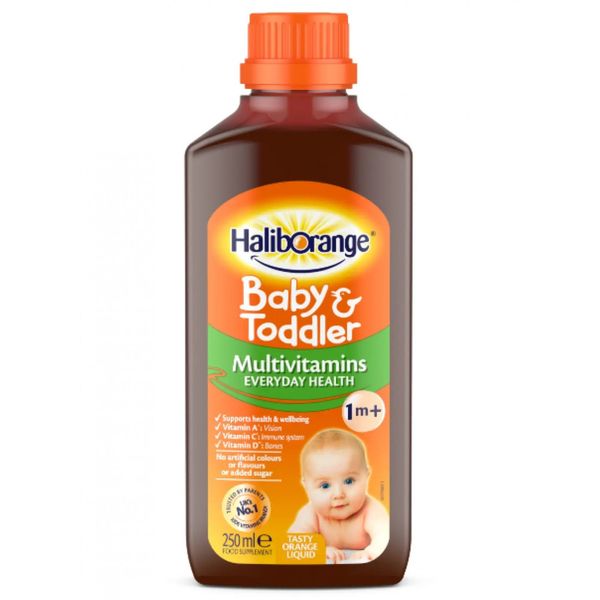 Вітаміни для дітей HalibOrange Baby Toddler Multivitamin 250 мл Orange 2023-10-2066 фото