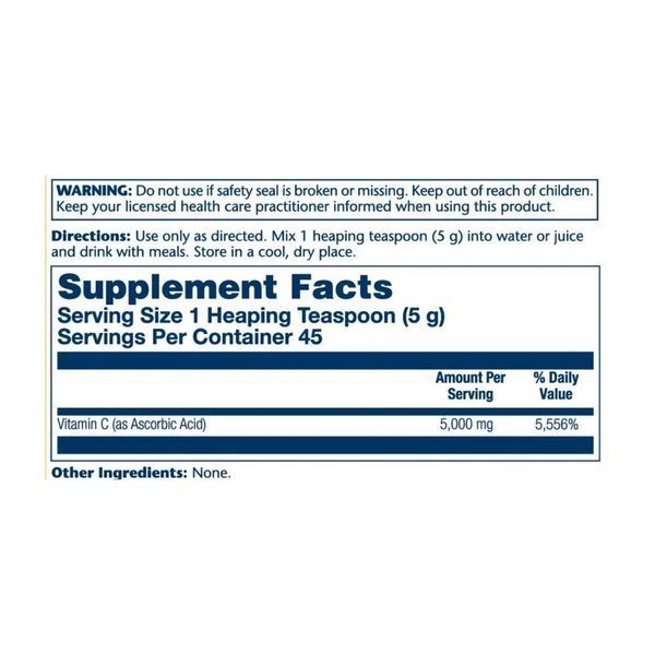 Витамины и минералы Solaray Buffered Vitamin C Powder 5000 мг 227 г 2023-10-3570 фото