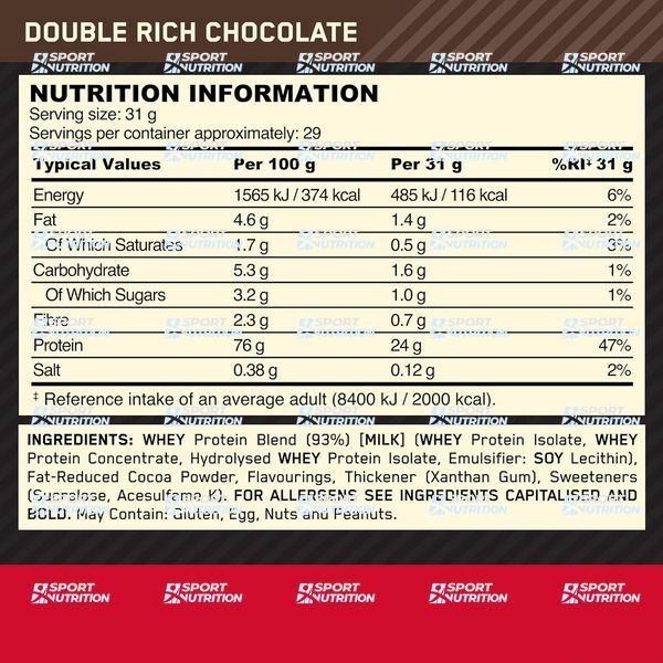 Протеин Optimum Nutrition Gold Standard 100% Whey 899 г Double Rich Chocolate 2022-09-0447 фото