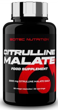 Цитрулін Scitec Nutrition Citrulline Malate 90 капсул 728633100934 фото