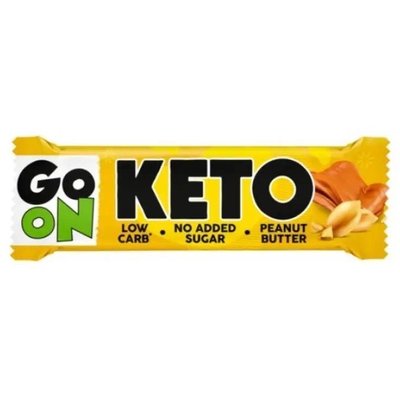 GoOn Протеиновый батончик Keto Bar 50 г Peanut Butter 820799 фото