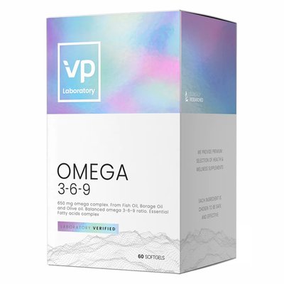 VPlab Омега 3-6-9 650 мг 60 капсул 2022-10-0289 фото