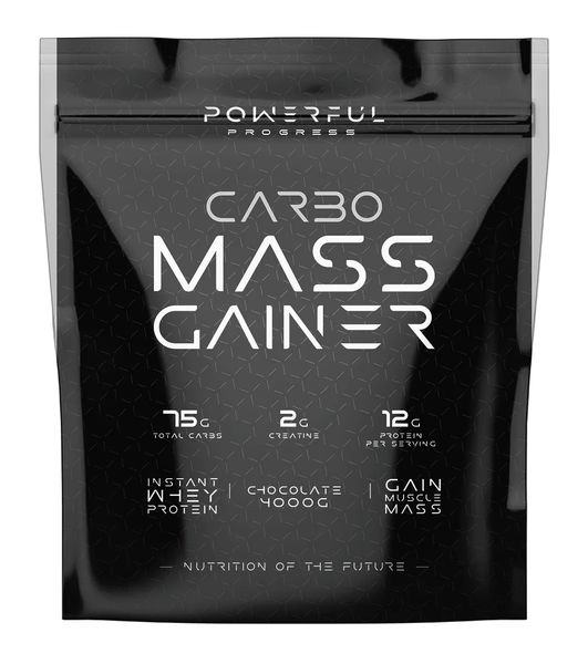 Гейнер Powerful Progress Carbo Mass Gainer 4000 г Banan 100-79-2800120-20 фото