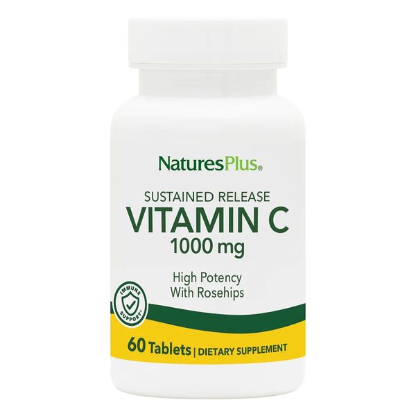 Вітамін С Nature's Plus Sustained Release Vitamin C 1000 мг 60 таблеток 2023-10-3228 фото