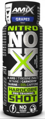 Предтренировочный комплекс Amix Nitro NOX&reg; Shot 60 мл Виноград 820787 фото