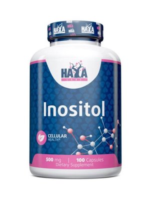 Інозитол (вітамін В8) Haya Labs Inositol 500 мг 100 капсул 820213 фото